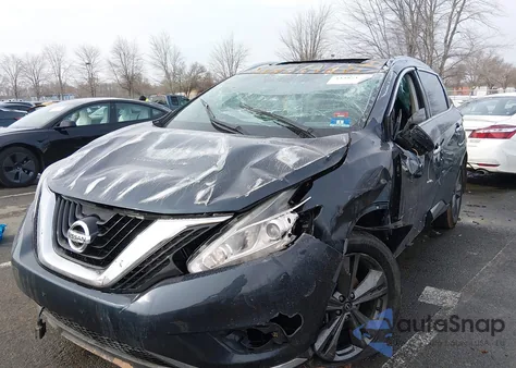 2018 Nissan Murano Platinum/S/Sl/Sv z USA, uszkodzony, nr VIN 5N1AZ2MH2JN105130